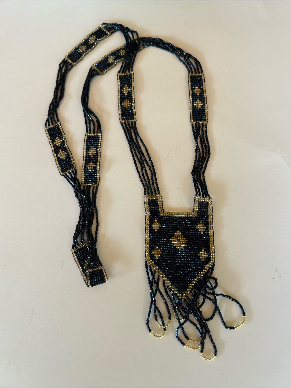 Rare Art Deco Original Flapper Necklace